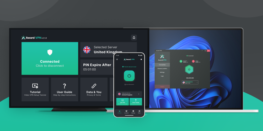 Award VPN interface cover