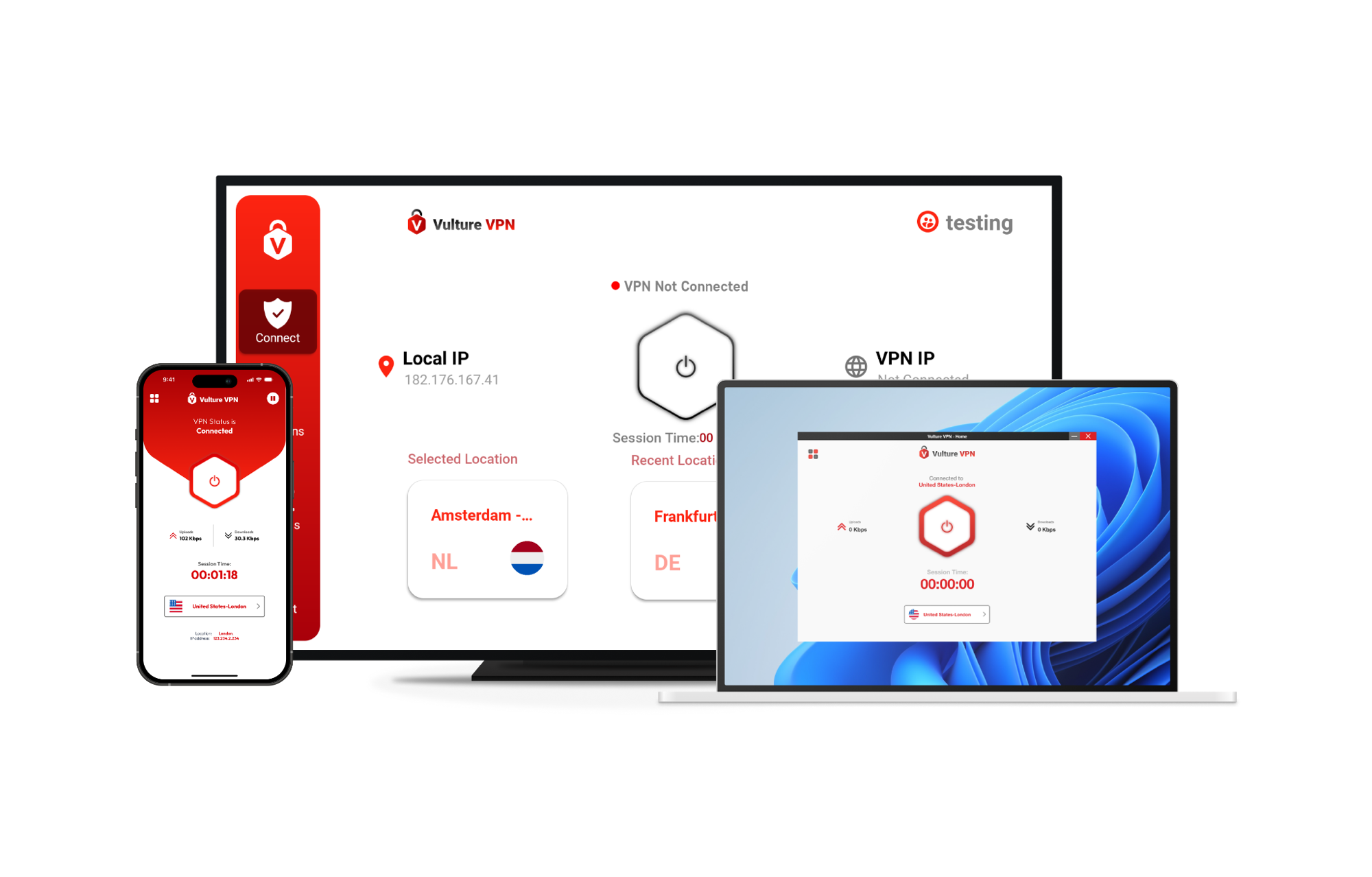 Vulture VPN interface cover