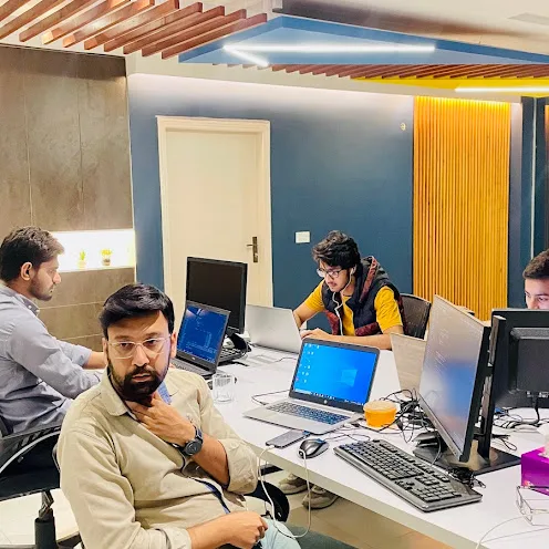 Developers building and testing at their desks